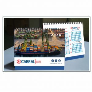 Calendário De Mesa Premium Grande, 20Cmx15Cmx9Cm – Lp.2805