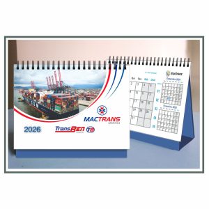 Calendário De Mesa Personalizado Premium Grande