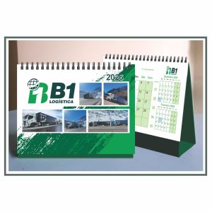 Calendário De Mesa Personalizado Premium Grande