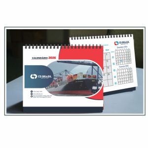 Calendário De Mesa Personalizado Premium Grande