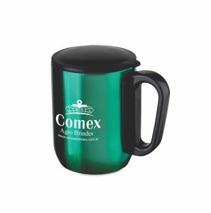 Caneca Inox Dupla, 230 Ml, Personalizada
