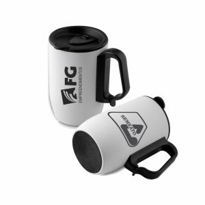 Caneca Inox Parede Dupla, 350 Ml – As.0028.Ac