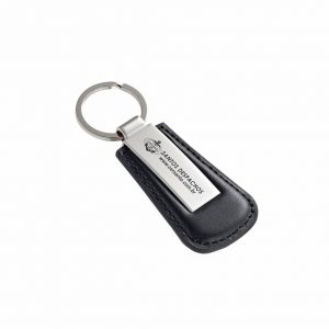 Chaveiro Inox Couro Sintético Preto – Sp.17139