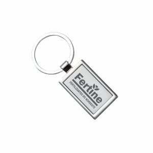 Chaveiro Inox Retangular Brilhante – Pb.053731-B