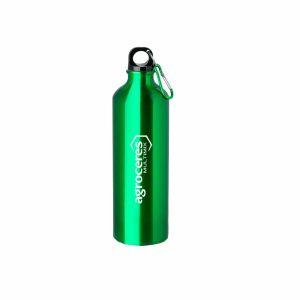 Garrafa Alumínio, Mosquetão Colorido, 750 Ml, Personalizada