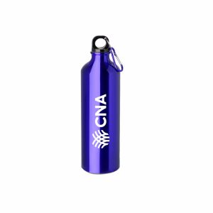 Garrafa Alumínio, Mosquetão Colorido, 750 Ml, Personalizada