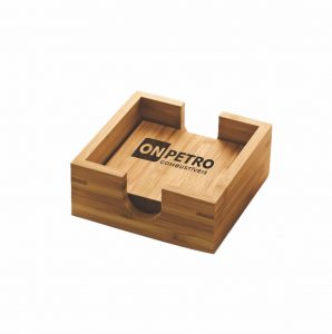 Kit Porta Copos Bambu, 4 Peças – Sp.76939