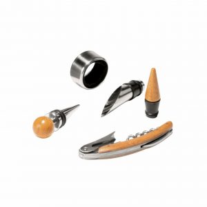 Kit Vinho, 4 Peças, Estojo Cortiça – Sp.91149