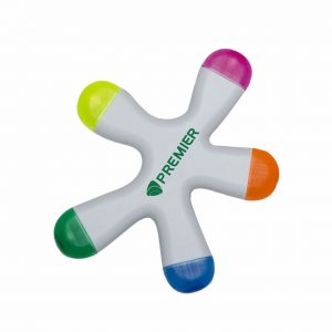 Marca Texto Ameba 5 Pontas E Cores