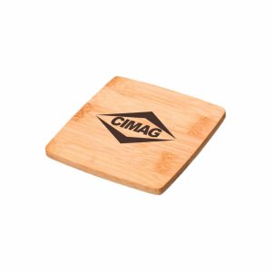 Porta Copos Bambu, 6 Peças