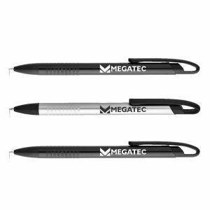 Caneta Esfero Semi Metal, Elemento Preto