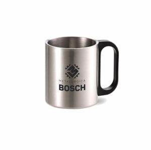 Caneca Aço Escovado, 180 Ml – Bx.29370