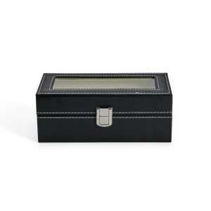 Porta-Relógios Personalizado Com 4 Compartimentos