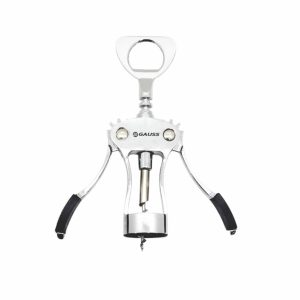 Abridor E Saca-Rolhas Inox, Luxo – Ug.9285