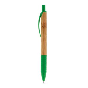 Caneta De Bambu Personalizada Com Antideslizante