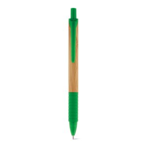 Caneta De Bambu Personalizada Com Antideslizante
