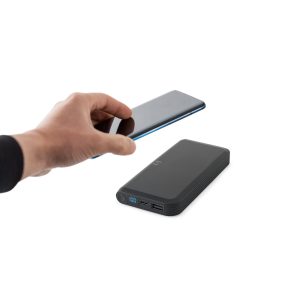 Power Bank Personalizado 10000Mah Com Carregamento Wireless