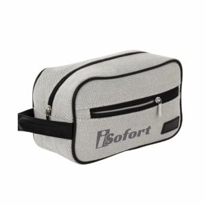 Necessaire Em Lona, 3 Bolsos