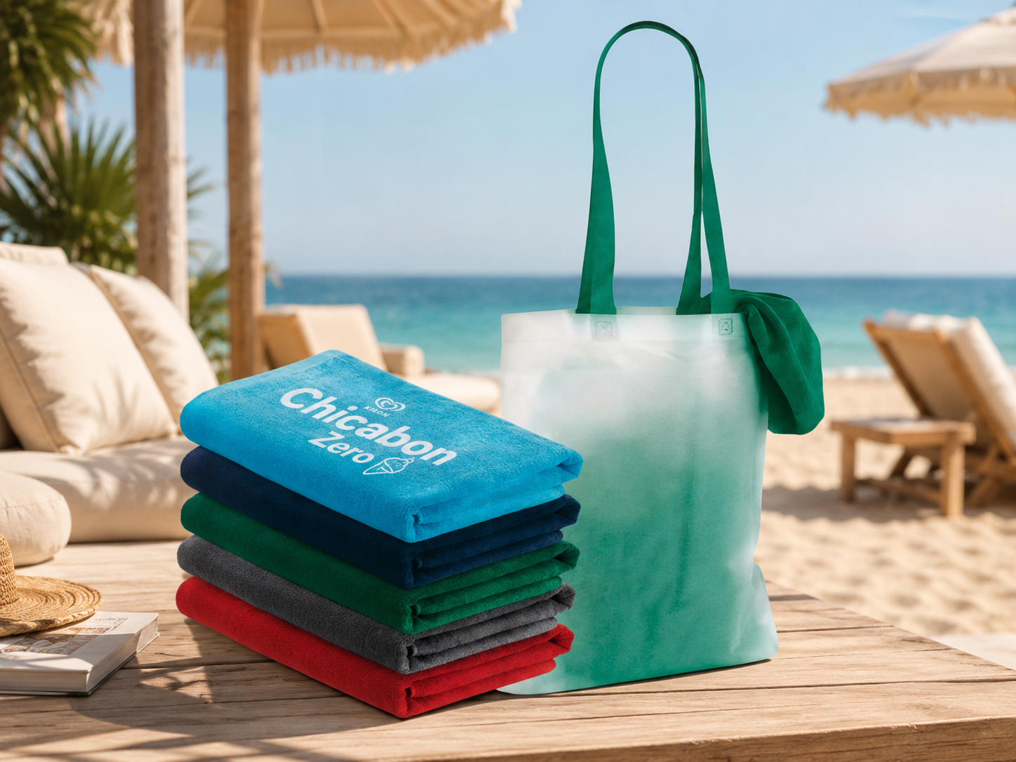 Toalha de praia personalizada