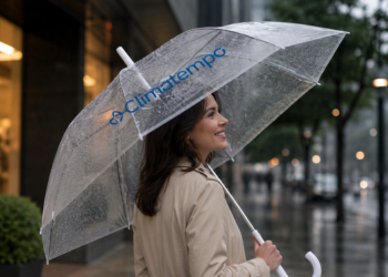 Guarda-chuva transparente personalizado