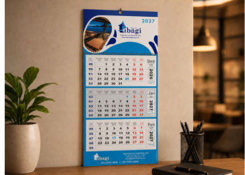 Calendário de parede personalizado