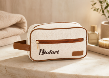 Necessaire em lona personalizada