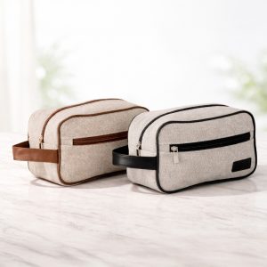 Nécessaire De Lona Personalizada Com Bolsos