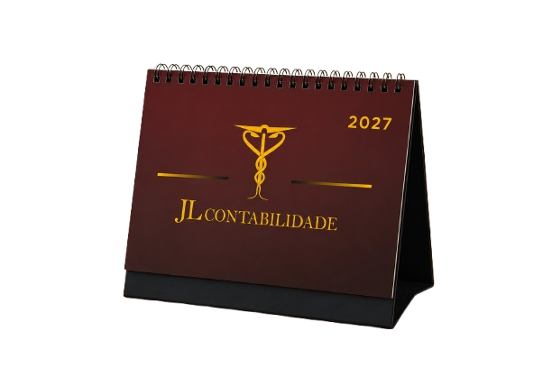 Calendário de mesa personalizado