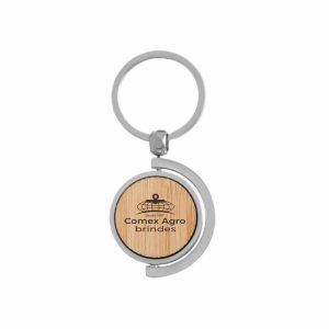 CHAVEIRO INOX BAMBU, GIRATÓRIO
