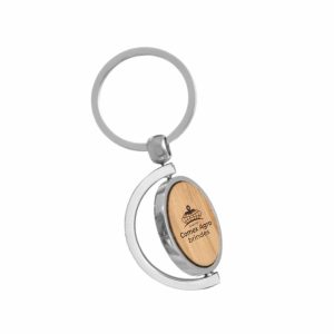 Chaveiro Inox Bambu, Giratório