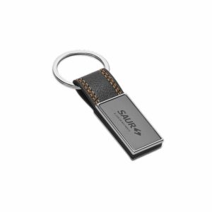 CHAVEIRO METAL, COURO SINTÉTICO